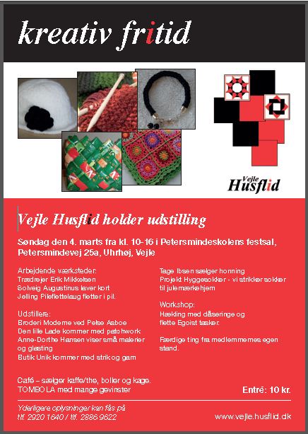 Vejle Husflids udstilling | Sy en lap – strik en maske